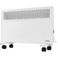 Конвектор электрический Domfy DCW-CH1020 белый, 2000 Вт, 30 м2, термостат