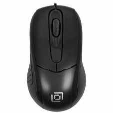 Мышь проводная Oklick 305M черный, 1000 dpi, USB, кнопки - 3