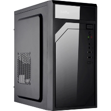Компьютерный корпус KingPrice KPCC-MN208 черный без БП mATX 1x80мм 2x120мм 2xUSB 2.0 audio