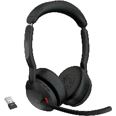 Гарнитура Jabra Evolve2 65 Flex чёрный, беспроводная, Bluetooth, до 32 ч