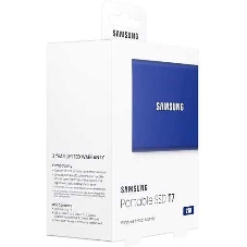 Внешний SSD Samsung T7, 2TB, USB 3.2 Gen 2 Type-C, R/W 1050/1000, синий