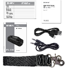 Мобильные колонки SVEN PS-390 2.0 черный