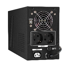 Источник бесперебойного питания ExeGate SineTower SN-1500.LCD.AVR.2SH.1C13.USB 1500VA/1200W, чистая синусоида, LCD дисплей, AVR, 2*Schuko+1*C13, USB, линейно-интерактивный, черный