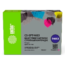 Картридж струйный Cactus CS-EPT46S3 (T46S3) пурпурный пигментный (30 мл) для Epson SureColor SC-P700 Картридж струйный Cactus CS-EPT46S3 (T46S3) пурпурный пигментный (30 мл) для Epson SureColor SC-P700
