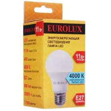 Лампа светодиодная EUROLUX LL-E-A60-11W-230-4K-E27 груша