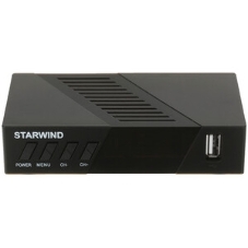 Приставка для цифрового ТВ Starwind CT-140 черный, DVB-T2, DVB-T, DVB-C, HDMI, USB 2.0 х2