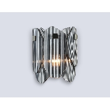 Светильник Ambrella light LH31207/2 SN/SM сатин никель/дымчатый E14*2 max 40W 220*150*270