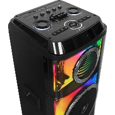 Колонка портативная Ural 203 черный 2000W 1.1 BT/3.5Jack/USB-C 15м 9000mAh
