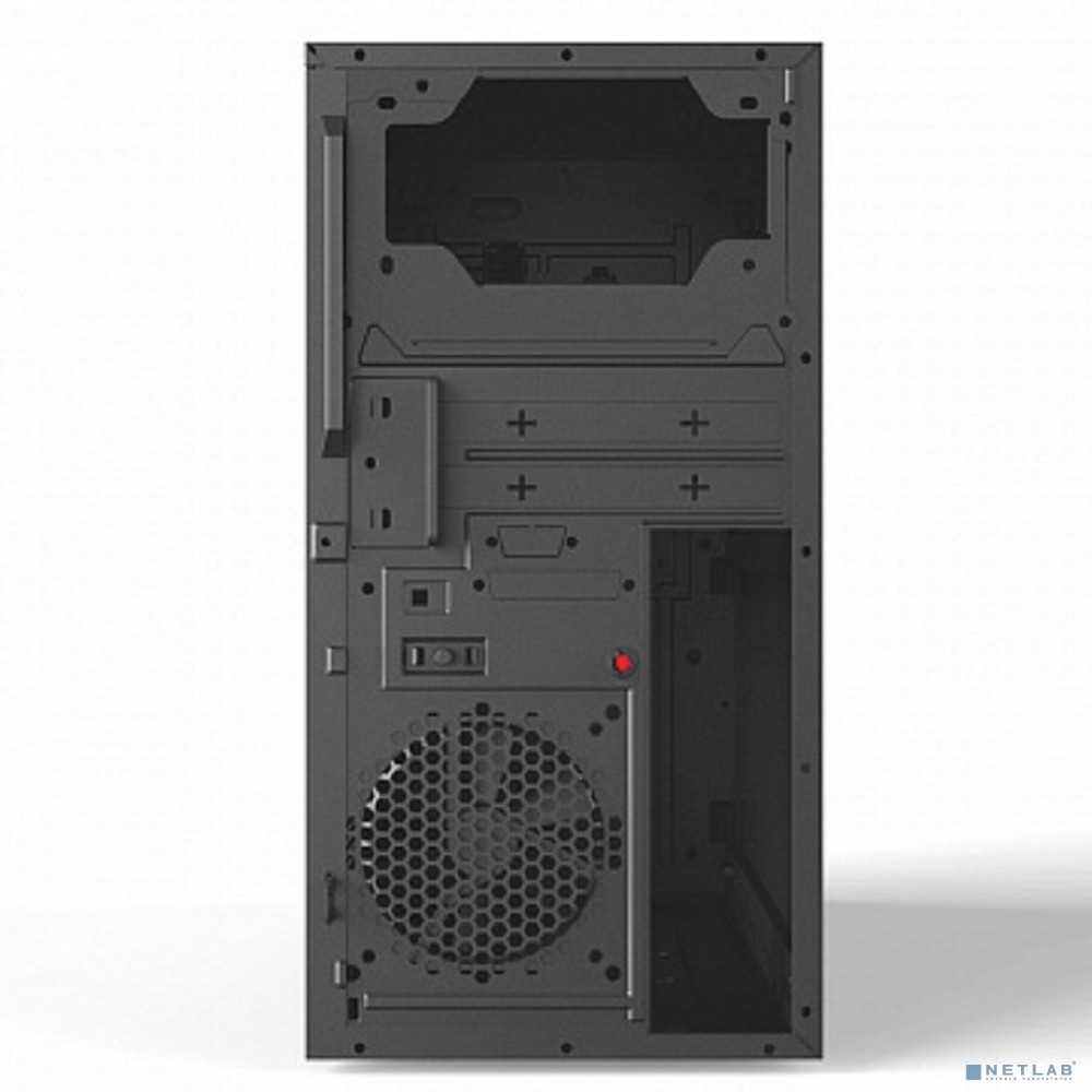 Компьютерный корпус Powerman EK303BK U3.0*2+TypeC+combo Audioo 6193890