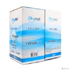 Кабель SkyNet Standart UTP indoor 4x2x0,48, медный, FLUKE TEST, кат.5e, однож., 305 м, box, серый