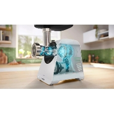 Мясорубка электрическая Bosch MFWS420W белый, 1900 Вт, 2.5 кг/мин, реверс, насадки - 3
