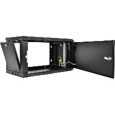 Шкаф телекоммуникационный настенный разборный ЦМО ЭКОНОМ 6U (600 x 350) дверь металл, черный (ШРН-Э-6.350.1-9005)