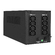 Источник бесперебойного питания ExeGate Smart LB-2200.LCD.AVR.8C13 (2200VA/1300W, цветной LCD, AVR, 8*C13, батарея 12V 9Ah - 2 шт., металлический корпус, Black)