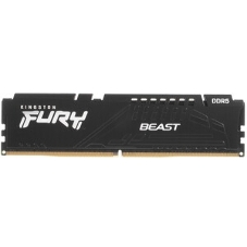 Оперативная память Kingston Fury Beast, DDR5, 16Gb (1x16Gb), 5600MHz, CL40, DIMM, радиатор, RGB, белый