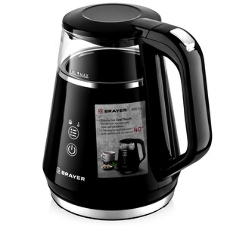 Чайник электрический BRAYER BR6105 1 л, 1100 Вт, черный