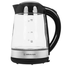 Чайник электрический BRAYER BR1012BK, 2200 Вт, 1.7 л