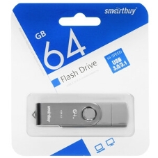 Флешка USB Smartbuy Twist Blue (SB064 Gb2TWB), 64Mb, USB 2.0, R/W 20/10, синий