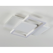 Потолочный светодиодный светильник Ambrella light FA1021/3 WH белый 50W 3000K-6400K 380*345*75 (ПДУ ИК)