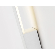 Настенный светодиодный светильник Ambrella light FW4411 SWH белый песок LED 4200K 6W 450*40*35