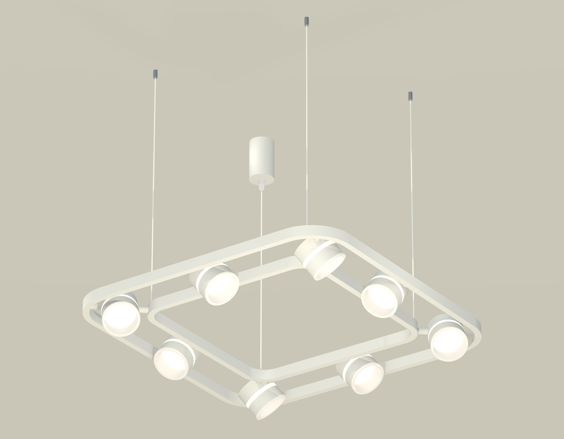 Светильник Ambrella light XB9177152/8 SWH/FR белый песок/белый матовый GX53 (C9177, N8444)