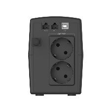 Источник бесперебойного питания CBR QTM-650T-2F-LCUC / 650ВА / 360Вт / 2 x Shuko, HID-USB, RJ45/11