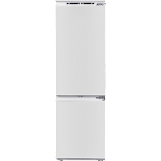 Встраиваемый холодильник Maunfeld MBF177NFFWGR Inverter белый двухкамерный 194/57 л морозилка снизу, NoFrost