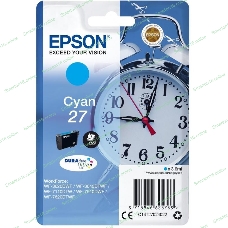 Картридж струйный Epson T2702 (C13T27024022/C13T27024020) голубой, 300 стр., для WF7110/7610/7620