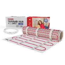 Теплый пол (нагревательный мат) Rexant Classic RNX-13,0-1950 (площадь 13,0 м2 (0,5 х 26,0 м)), 1950 Вт, двухжильный с экраном