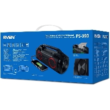 Мобильные колонки SVEN PS-390 2.0 черный