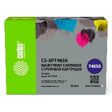 Картридж струйный Cactus CS-EPT46S6 (T46S6) фото пурпурный (30 мл) для Epson SureColor SC-P700 Картридж струйный Cactus CS-EPT46S6 (T46S6) фото пурпурный (30 мл) для Epson SureColor SC-P700