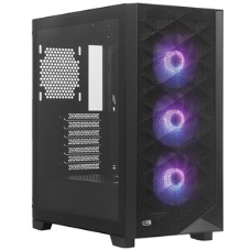 Компьютерный корпус PcCooler C3D510 BK ARGb черный без БП ATX 3x120мм 2xUSB3.0 1xUSB3.1 audio bott PSU