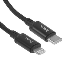 Кабель Hoco X89 Wind iP USB Type-C (m)-Lightning (m) 1м черный коробка