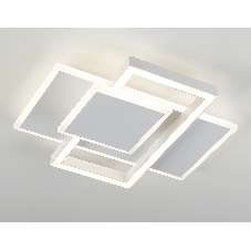 Потолочный светодиодный светильник Ambrella light FA1021/3 WH белый 50W 3000K-6400K 380*345*75 (ПДУ ИК)