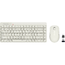 Комплект клавиатура+мышь A4Tech FStyler FG2200 Air2 беспроводной, USB, 1200 DPI, бежевый