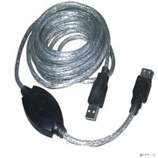 Кабель VCOM VUS7049-15M Кабель-адаптер USB2.0-repeater, удлинительный активный Am-->Af 15м