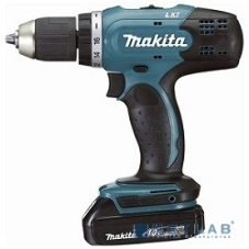 Дрель-шуруповерт Makita DDF453SYE, 18 В, 1,5 Ач, 42 Нм, щеточный