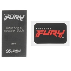 Оперативная память Kingston Fury Beast, DDR5, 16Gb (1x16Gb), 5600MHz, CL40, DIMM, радиатор, RGB, белый
