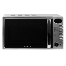 Микроволновая печь Vekta TS720ATS серебристый/черный, 20 л, 700 Вт, переключатели - кнопки, поворотный механизм