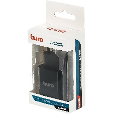 Сетевое зарядное устройство Buro BUWD1 3A PD+QC черный