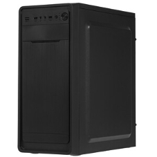 Компьютерный корпус Miditower ExeGate XP-332 Black, ATX, (XP500, Black,120мм), 2*USB, Audio
