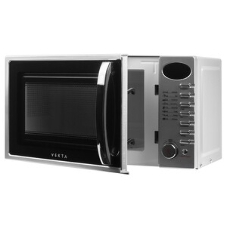 Микроволновая печь Vekta TS720ATS серебристый/черный, 20 л, 700 Вт, переключатели - кнопки, поворотный механизм