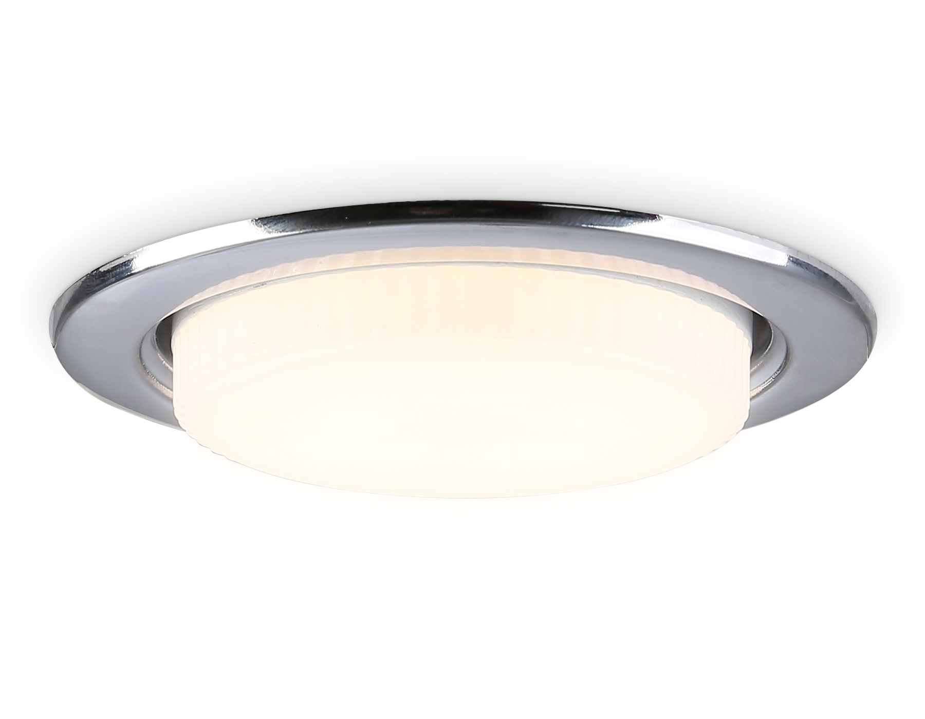 Светильник встраиваемый G10102 CH хром GX53 max 12W D106*38 (кратность 10шт)