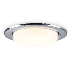 Светильник встраиваемый G10102 CH хром GX53 max 12W D106*38 (кратность 10шт)