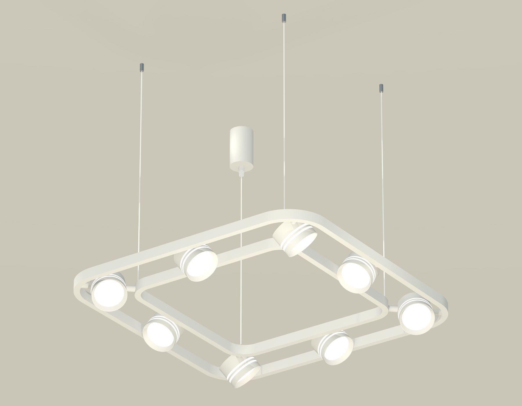 Светильник Ambrella light XB9177153/8 SWH/FR белый песок/белый матовый GX53 (C9177, N8477)