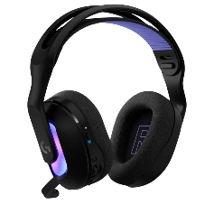 Гарнитура Logitech G522 Lightspeed чёрный, беспроводная + проводная, Bluetooth 5.3/USB, радиус 30 м, подсветка, съёмный микрофон