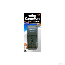 Зарядное устройство Camelion BC 1001A titanium ЗУ для 2 х AA, AAA или 1x9V, 200мА, складная вилка, таймер)