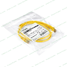 Патч-корд ExeGate UTP-RJ45-RJ45-C6-1M-YL, UTP, cat.6, 1м, желтый