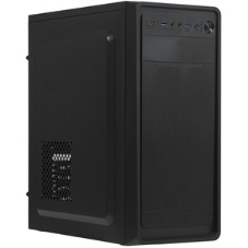 Компьютерный корпус Miditower ExeGate XP-332UC-UNS350 (ATX, БП UNS350 с вент. 12см, 2хUSB 3.0/1хTypeC, аудио, черный)