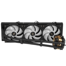 Система жидкостного охлаждения Thermalright Frozen Warframe 360 ARGB Soc-AM5/AM4/1200/1700/1851 черный 4-pin 29.8dB Al LCD Ret (F-WFRAME-360-BL-ARGB)