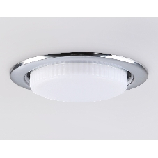 Светильник встраиваемый G10102 CH хром GX53 max 12W D106*38 (кратность 10шт)